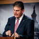 Sen. Joe Manchin (D-WV) makes a statement in the Senate TV studio on Capitol Hill on November 1.